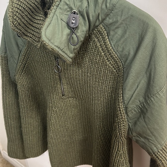 Zara Knit 1/4-zip Pullover Sweater - Picture 3 of 7
